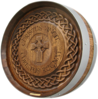 H6-Christus-Vincit-Barrel-Head-Carving    